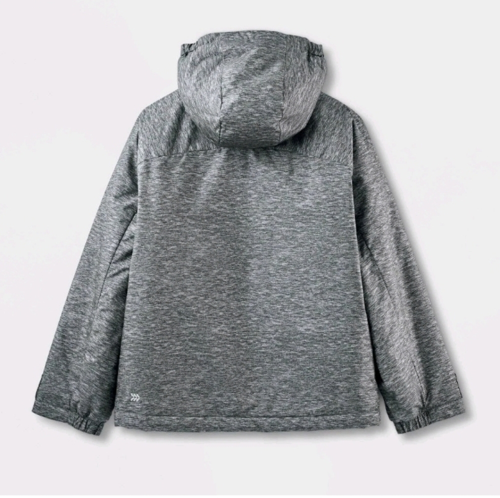 All In Motion Kids' Solid 3-In-1 Jacket Gray - Picture 2 of 9